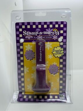 Stamp-a-ma-jig Purple Stamp Positioning Tool by EK Success